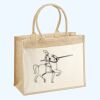 Cotton Pocket Jute Shopper Thumbnail