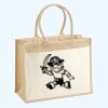 Cotton Pocket Jute Shopper Thumbnail