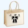 Cotton Pocket Jute Shopper Thumbnail