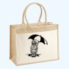 Cotton Pocket Jute Shopper Thumbnail