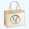 Cotton Pocket Jute Shopper Thumbnail