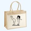 Cotton Pocket Jute Shopper Thumbnail