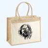Cotton Pocket Jute Shopper Thumbnail