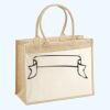 Cotton Pocket Jute Shopper Thumbnail