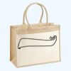 Cotton Pocket Jute Shopper Thumbnail