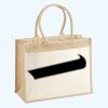 Cotton Pocket Jute Shopper Thumbnail