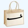 Cotton Pocket Jute Shopper Thumbnail