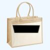 Cotton Pocket Jute Shopper Thumbnail