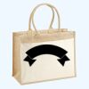 Cotton Pocket Jute Shopper Thumbnail