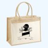 Cotton Pocket Jute Shopper Thumbnail