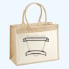 Cotton Pocket Jute Shopper Thumbnail