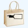 Cotton Pocket Jute Shopper Thumbnail