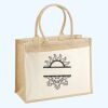 Cotton Pocket Jute Shopper Thumbnail