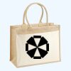 Cotton Pocket Jute Shopper Thumbnail