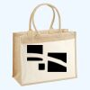 Cotton Pocket Jute Shopper Thumbnail