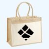 Cotton Pocket Jute Shopper Thumbnail