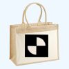 Cotton Pocket Jute Shopper Thumbnail