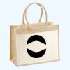 Cotton Pocket Jute Shopper Thumbnail