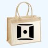 Cotton Pocket Jute Shopper Thumbnail