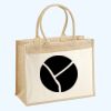 Cotton Pocket Jute Shopper Thumbnail