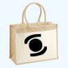 Cotton Pocket Jute Shopper Thumbnail