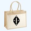 Cotton Pocket Jute Shopper Thumbnail
