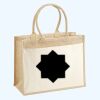 Cotton Pocket Jute Shopper Thumbnail