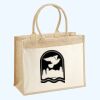 Cotton Pocket Jute Shopper Thumbnail