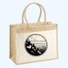 Cotton Pocket Jute Shopper Thumbnail