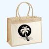 Cotton Pocket Jute Shopper Thumbnail