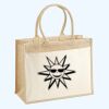 Cotton Pocket Jute Shopper Thumbnail
