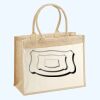 Cotton Pocket Jute Shopper Thumbnail