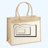 Cotton Pocket Jute Shopper Thumbnail