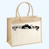 Cotton Pocket Jute Shopper Thumbnail