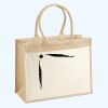 Cotton Pocket Jute Shopper Thumbnail