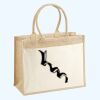 Cotton Pocket Jute Shopper Thumbnail
