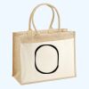 Cotton Pocket Jute Shopper Thumbnail