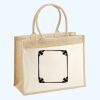 Cotton Pocket Jute Shopper Thumbnail