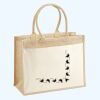 Cotton Pocket Jute Shopper Thumbnail