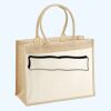 Cotton Pocket Jute Shopper Thumbnail