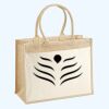 Cotton Pocket Jute Shopper Thumbnail