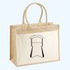 Cotton Pocket Jute Shopper Thumbnail