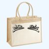 Cotton Pocket Jute Shopper Thumbnail