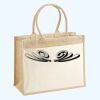 Cotton Pocket Jute Shopper Thumbnail