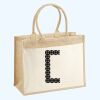 Cotton Pocket Jute Shopper Thumbnail
