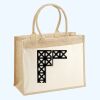 Cotton Pocket Jute Shopper Thumbnail