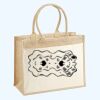 Cotton Pocket Jute Shopper Thumbnail