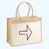 Cotton Pocket Jute Shopper Thumbnail