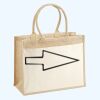 Cotton Pocket Jute Shopper Thumbnail