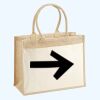 Cotton Pocket Jute Shopper Thumbnail